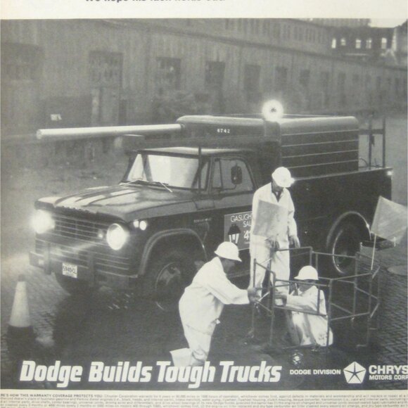 Vintage Dodge Trucks Chrysler Division 1960s Print Ad - Picture 2 of 2